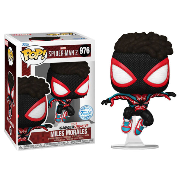 Spiderman 2 (Video Game 2023) - Miles Morales in Evolved Suit US Exclusive Pop! Vinyl