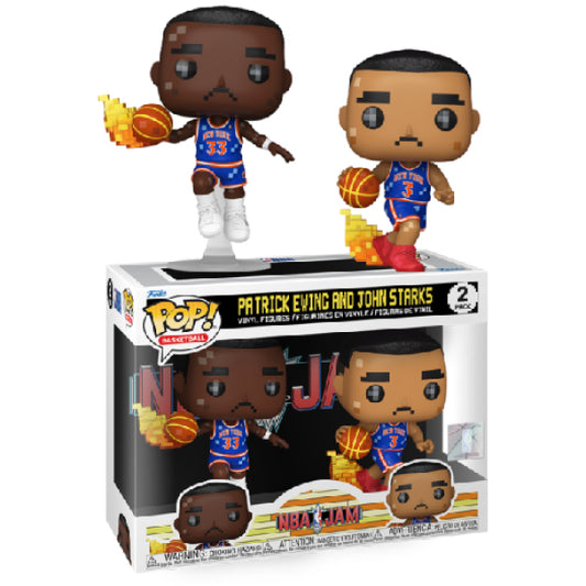 NBA Basketball: Jam - Patrick Ewing & John Starks 8-Bit Pop! Vinyl 2-Pack