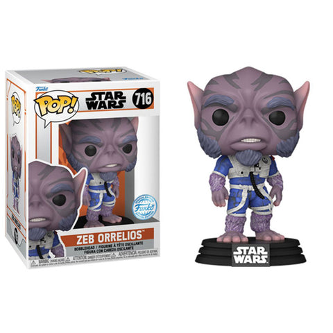 Image of Star Wars: The Mandalorian - Zeb Orrelios US Exclusive Pop! Vinyl