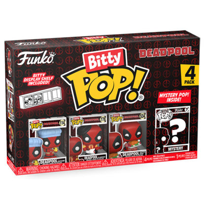 Deadpool - Bathtime Bitty Pop! Vinyl 4 Pack