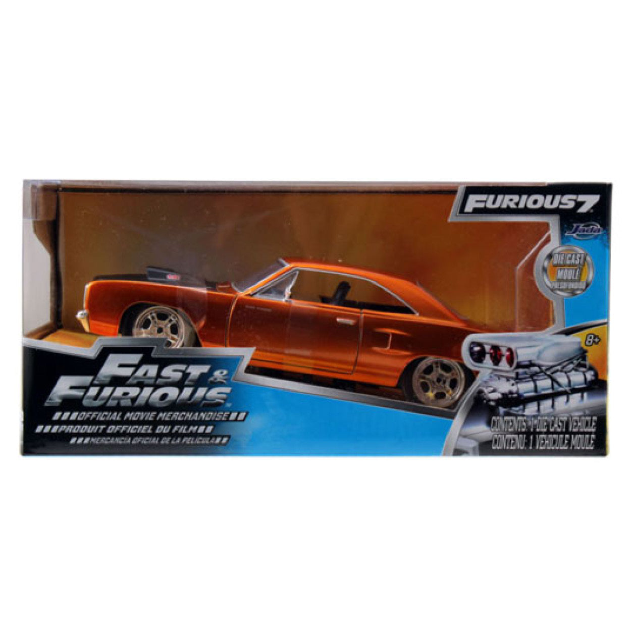 Furious 7 - 1970 Dom's Plymouth Road Runner BK 1:24 Scale Hollywood Ride