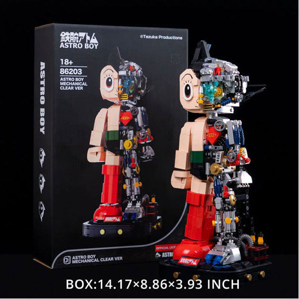 Astro Boy - Astro Boy Mechanical Clear Version Building Block Construction Set (1250 Pieces)