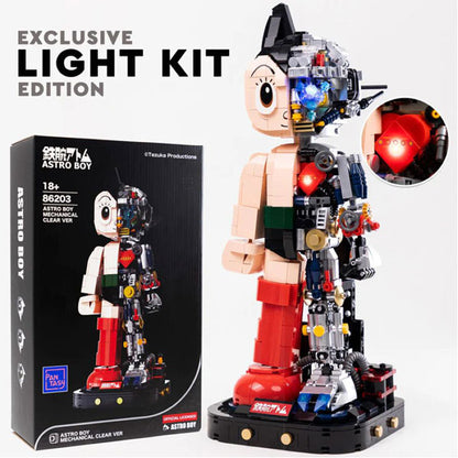 Astro Boy - Astro Boy Mechanical Clear Version Building Block Construction Set (1250 Pieces)