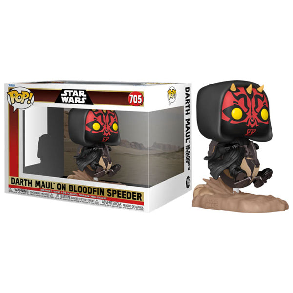 Star Wars: Phantom Menace 25th Anniversary - Darth Maul on Bloodfin Pop! Ride