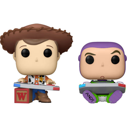 2024 Entertainment Expo Convention - Toy Story - Woody & Buzz Gaming US Exclusive 2 Pack Pop! Vinyl