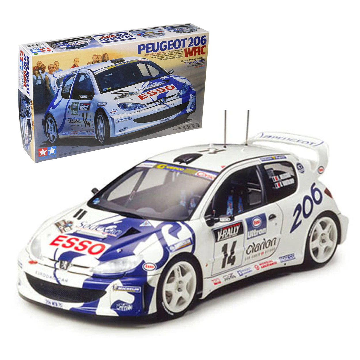 Tamiya Peugeot 206 WRC Model Kit