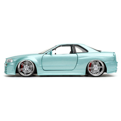 Fast And Furious - 2002 Nissan Skyline GT-R (R34) 1:24 Scale