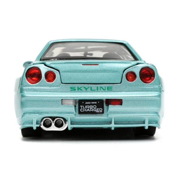 Fast And Furious - 2002 Nissan Skyline GT-R (R34) 1:24 Scale