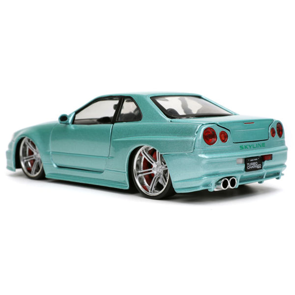 Fast And Furious - 2002 Nissan Skyline GT-R (R34) 1:24 Scale