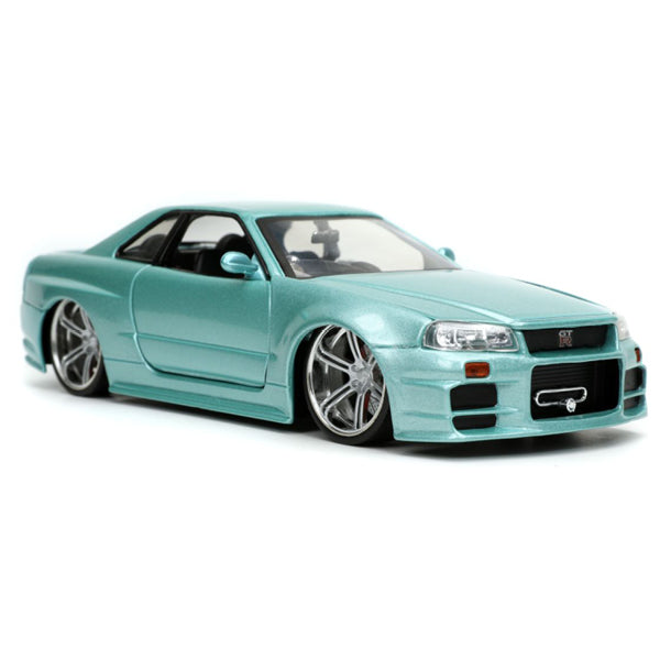 Fast And Furious - 2002 Nissan Skyline GT-R (R34) 1:24 Scale