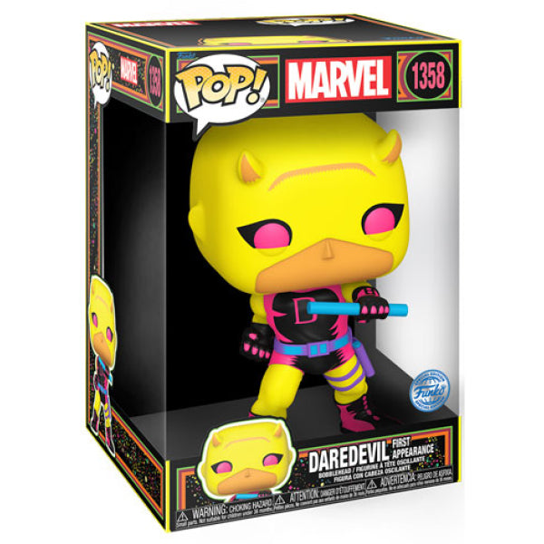 Marvel - Daredevil (1st Appear) Black Light 10 Inch US Exclusive Pop! Vinyl