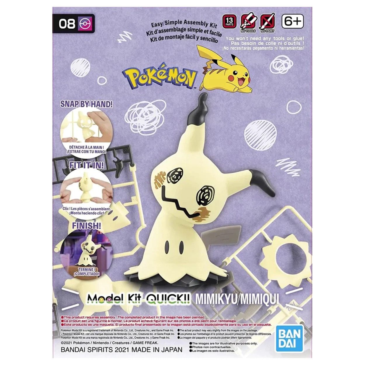 Pokemon Model Kit Quick!! 08 Mimikyu