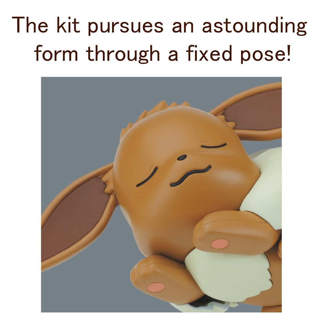 Pokemon Model Kit Quick!! 07 Eevee (Sleeping Pose)