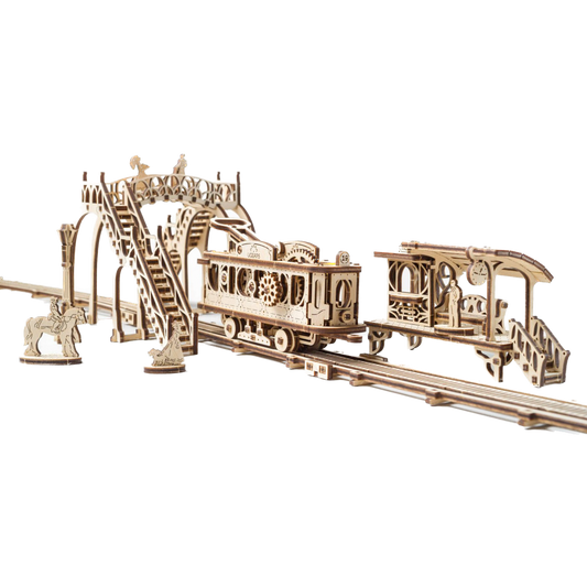 UGears Tram Line Model