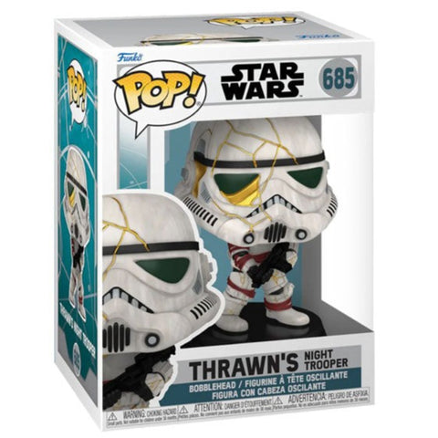 Image of Star Wars: Ahsoka (TV) - Thrawn's Night Trooper (White/Gold Helmet) Pop! Vinyl