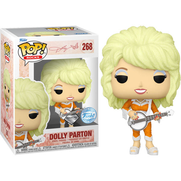 Dolly Parton - Dolly Parton with Guitar US Exclusive Diamond Glitter Pop! Vinyl