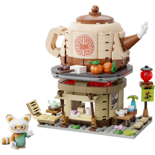 Kung Fu Panda - Shifu's Tea Stall Mini Street View Building Block Construction Set (335 Pieces)