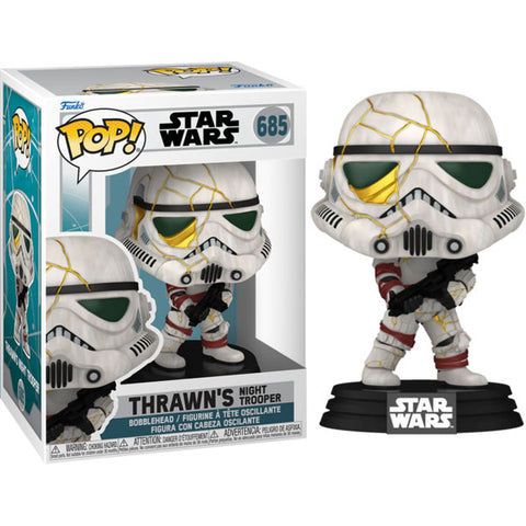 Image of Star Wars: Ahsoka (TV) - Thrawn's Night Trooper (White/Gold Helmet) Pop! Vinyl