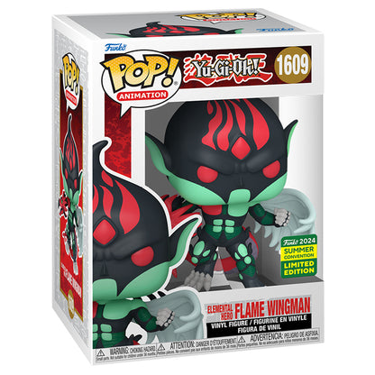 SDCC 2024 - Yu-Gi-Oh! - Elemental Hero Flame Wingman US Exclusive Pop! Vinyl