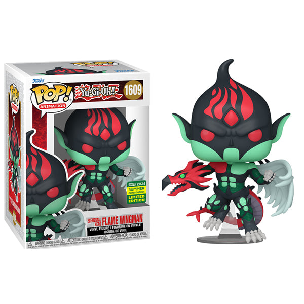 SDCC 2024 - Yu-Gi-Oh! - Elemental Hero Flame Wingman US Exclusive Pop! Vinyl