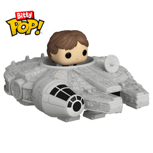 Star Wars - Han Solo with Millenium Falcon Bitty Pop! Ride