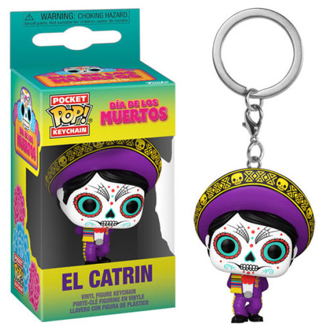 Image of Dia De Los Muertos - El Cartin Pop! Keychain