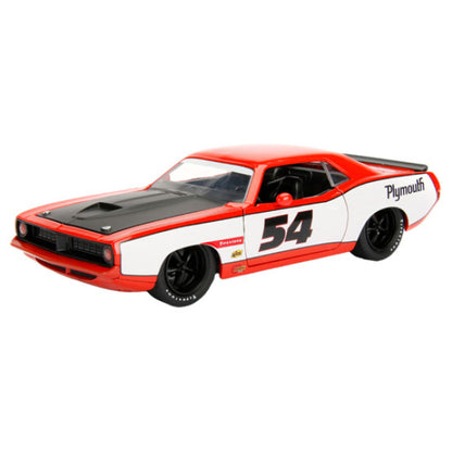 Big Time Muscle - 1973 Plymouth Barracuda 1:24 Scale Diecast Vehicle