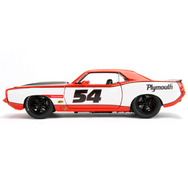 Big Time Muscle - 1973 Plymouth Barracuda 1:24 Scale Diecast Vehicle