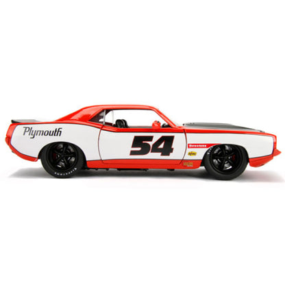 Big Time Muscle - 1973 Plymouth Barracuda 1:24 Scale Diecast Vehicle