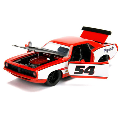 Big Time Muscle - 1973 Plymouth Barracuda 1:24 Scale Diecast Vehicle