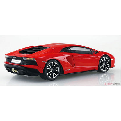 The Snap Kit 1/32 Lamborghini Aventador S Pearl Red Model Kit