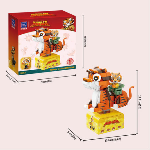 Image of Kung Fu Panda - Tigress's Cosrider Building Block Construction Set (195 Pieces)