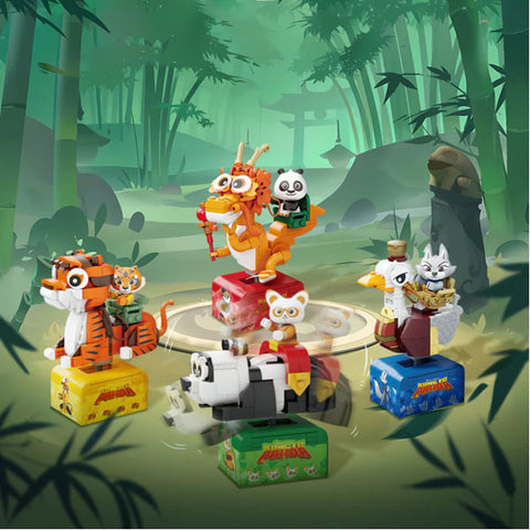 Image of Kung Fu Panda - Tigress's Cosrider Building Block Construction Set (195 Pieces)