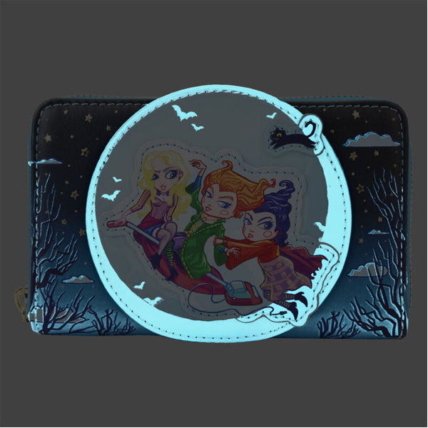 Loungefly - Hocus Pocus - Poster Glow Zip Around Wallet