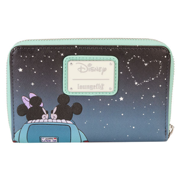 Loungefly - Disney - Mickey & Minnie Date Drive-In Zip Wallet