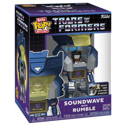 Transformers - Soundwave with Rumble Bitty Pop! Bots