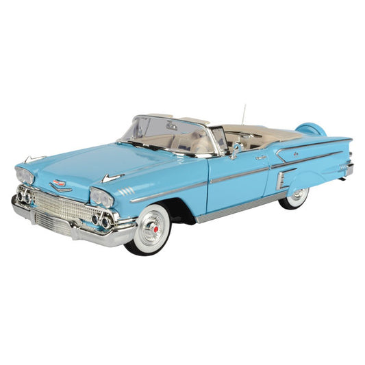 Timeless Legends - 1:18 Scale 1958 Chevrolet Impala [Blue]