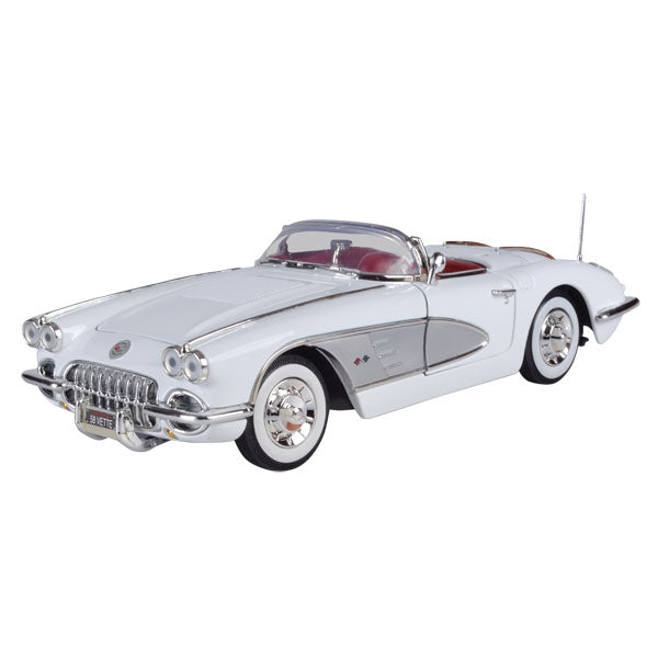 Timeless Legends - 1:18 Scale 1958 Corvette [White]