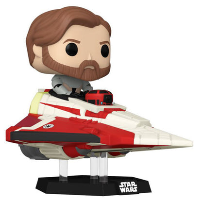 Star Wars: The Clone Wars - Obi-Wan in Delta 7 US Exclusive Pop! Ride