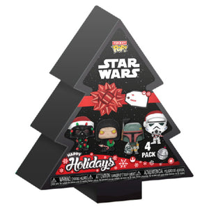 Star Wars - Christmas Tree Holiday Box Pocket Pop! Vinyl 4-Pack