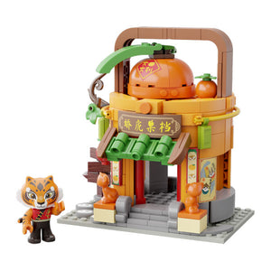 Kung Fu Panda - Tigress's Fruit Store Mini Street View Building Block Construction Set (293 Pieces)