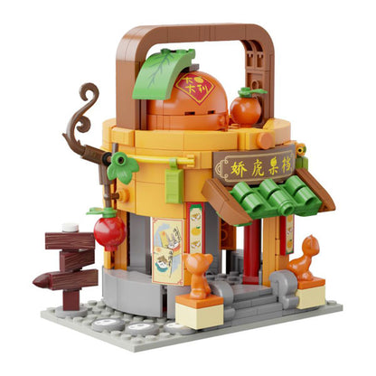 Kung Fu Panda - Tigress's Fruit Store Mini Street View Building Block Construction Set (293 Pieces)