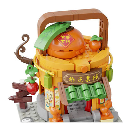 Kung Fu Panda - Tigress's Fruit Store Mini Street View Building Block Construction Set (293 Pieces)