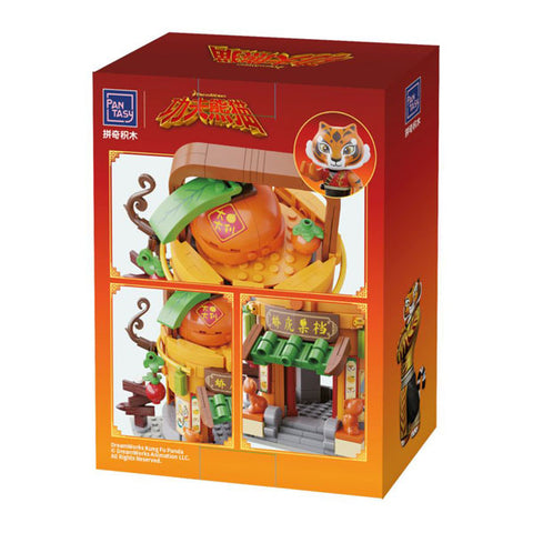 Image of Kung Fu Panda - Tigress's Fruit Store Mini Street View Building Block Construction Set (293 Pieces)