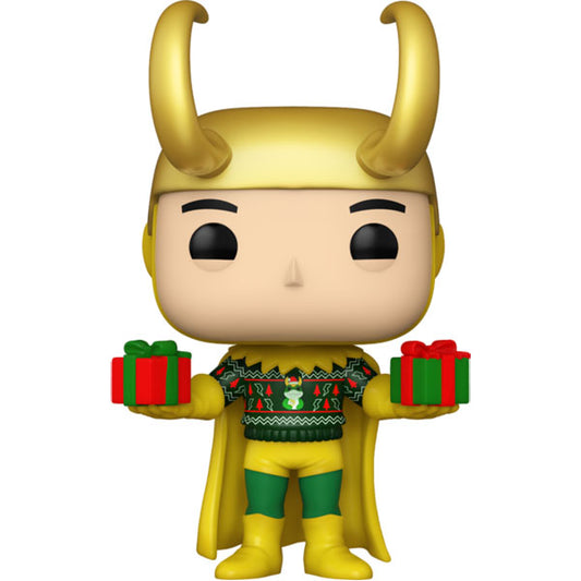 Marvel Comics - Loki with Sweater Holiday US Exclusive Metallic Pop! Vinyl