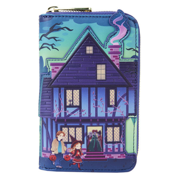 Loungefly - Hocus Pocus - Sanderson Sisters' House Glow Zip Around Wallet