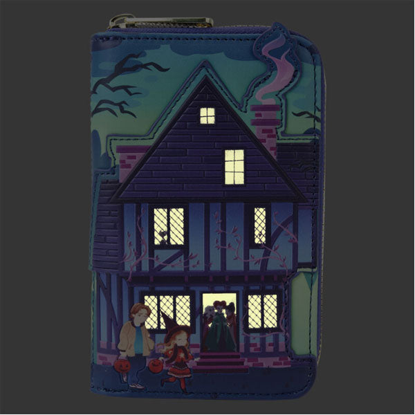 Loungefly - Hocus Pocus - Sanderson Sisters' House Glow Zip Around Wallet