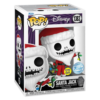 The Nightmare Before Christmas 30th Anniversary - Santa Jack US Exclusive Glow Pop! Vinyl