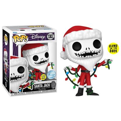 The Nightmare Before Christmas 30th Anniversary - Santa Jack US Exclusive Glow Pop! Vinyl