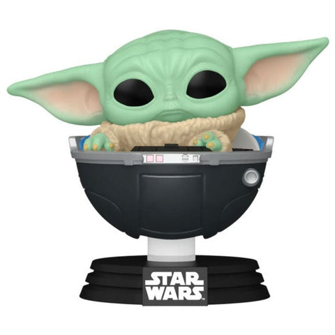 Image of Star Wars: Mandalorian - Grogu in Hovering Pram Pop! Vinyl